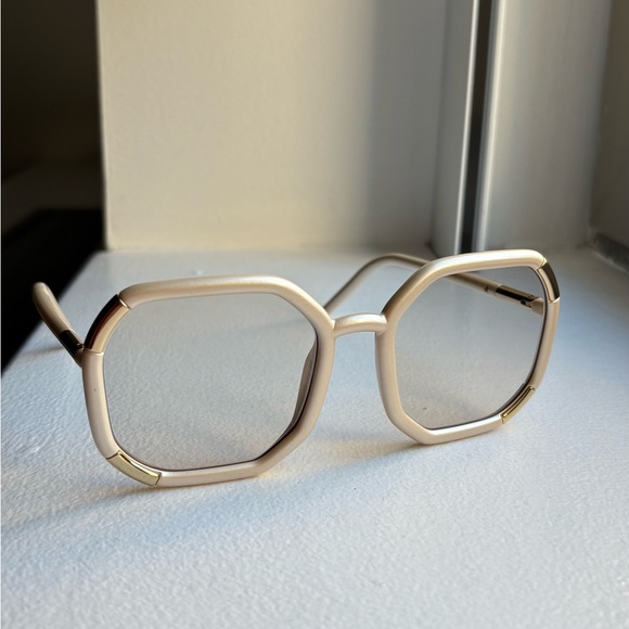 Prada Beige and Brown Sunglasses - Picture 7 of 10